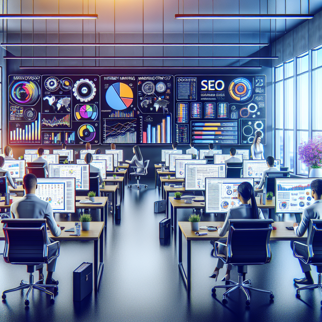 Internet marketing SEO equipment and professional setup